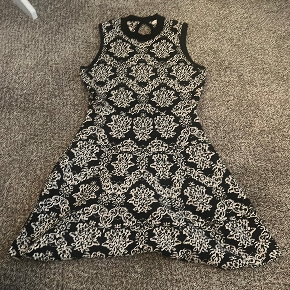 Black and white dress